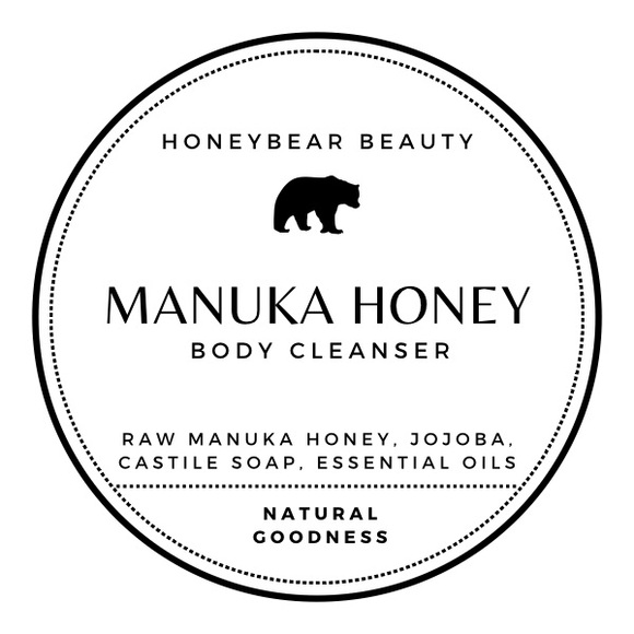 HoneyBear Beauty Manuka Honey Moisturizing Body Cleanser for All Skin Types - Picture 2 of 11